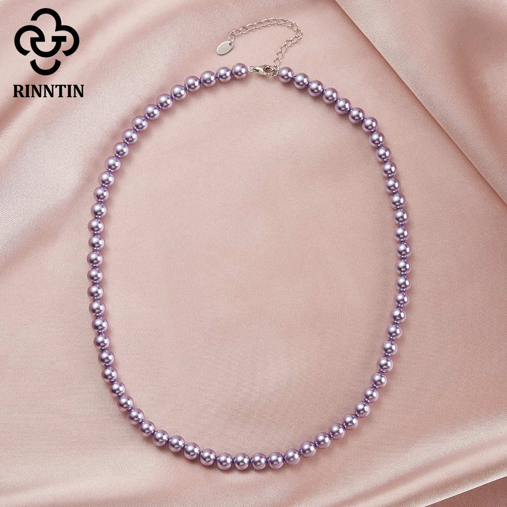 Rinntin 925 Silber Einfache Pe – Pearl Choker Necklace Vintage Bewertung und Preis