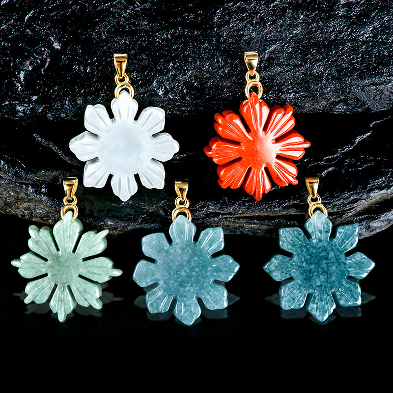 Myanmar Jade Sonnenblume Anhän – Necklaces Bewertung und Preis