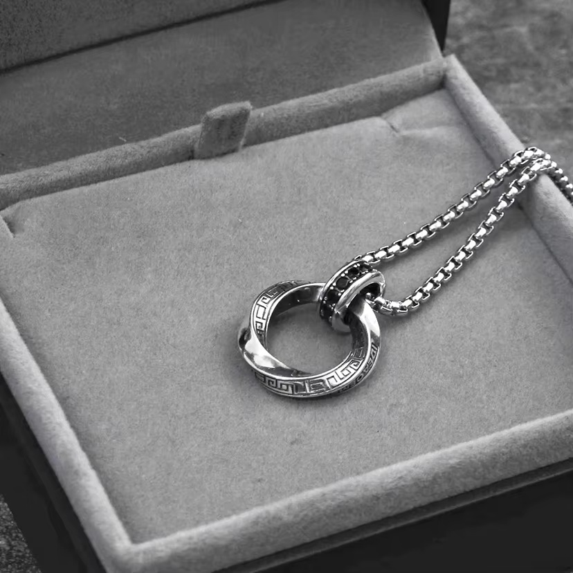Neue 925 Sterling Silber Halsk – 925 Sterling Silver Chain Necklace Men Bewertung und Preis