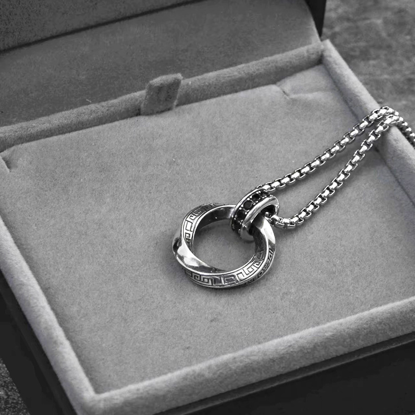 Neue 925 Sterling Silber Halsk – 925 Sterling Silver Chain Necklace Men Bewertung und Preis