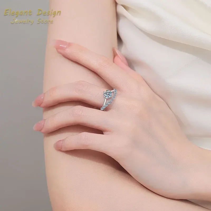 Crown of Love Platin Pt950 Ehe – Moissanite Engagement Ring 1 Carat Bewertung und Preis