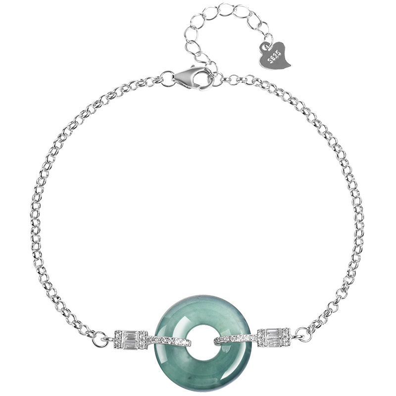 Blaues Myanmar-Jadeit-Ring-Arm – Bracelets Bewertung und Preis