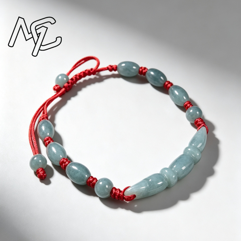Natürliche blaue Wasser-Jade,  – Bracelets Bewertung und Preis
