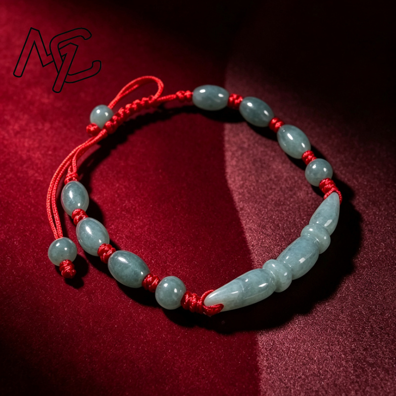 Natürliche blaue Wasser-Jade,  – Bracelets Bewertung und Preis