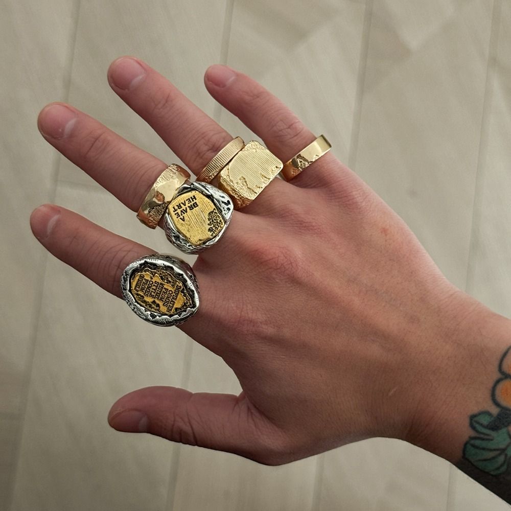 Fingerring-Sets, 6 Stück/Set,  – Vintage Punk Knuckle Rings Set Bewertung und Preis